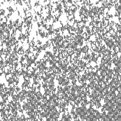 Grainy grunge abstract texture on white background. Vector splat
