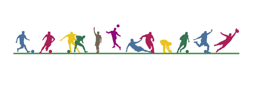 Frise footballeur-couleur