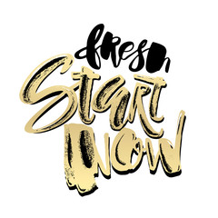 Obraz premium Fresh start now