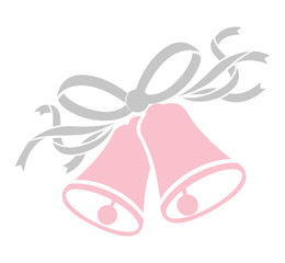 wedding pink bells