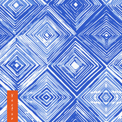 Watercolor shibori seamless pattern.