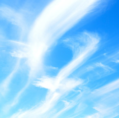 in oman the fluffy cloudy sky and empty space