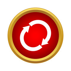 Reload icon, simple style