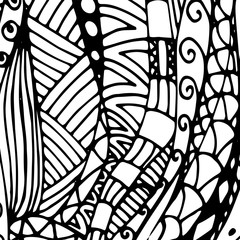 Zentangle pattern