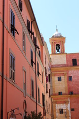 centre ville de civitavecchia, rome, italie