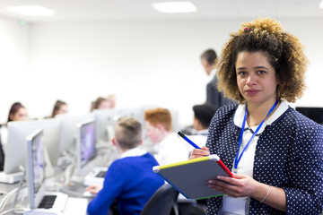 Teacher in a Lesson