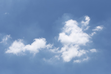 Cloud on blue sky in the daytime of Bright weather.