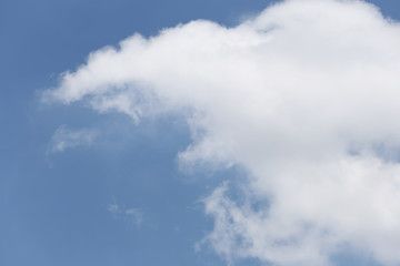 Cloud on blue sky in the daytime of Bright weather.
