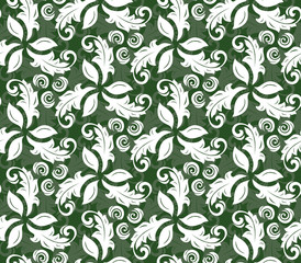 Floral Fine Seamless Pattern