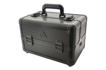 Cosmetics case box isolated on white