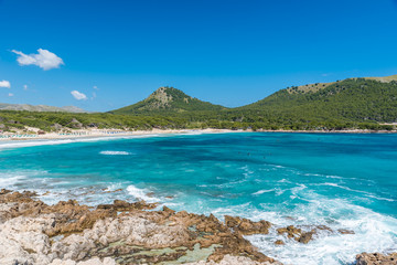 Fototapeta premium Cala Agulla on Mallorca, Spain