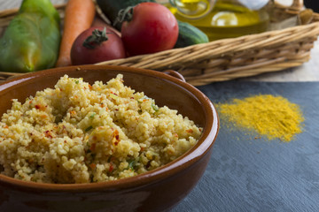 Cuscus with vegetables