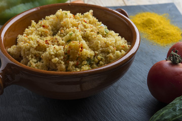 Cuscus with vegetables