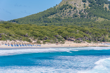 Fototapeta premium Cala Agulla on Mallorca, Spain