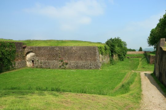 ramparts of Montreuil on sea, PAS DE CALAIS, NORTH OF FRANCE 
