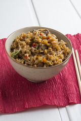 Rice with beef