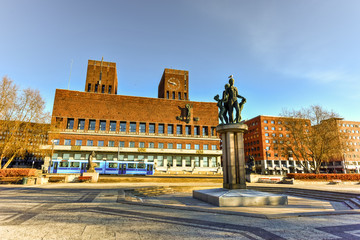 Fototapeta na wymiar Oslo City Hall - Norway