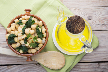 chickpeas with spinach