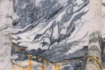 texture gray marble with cracks