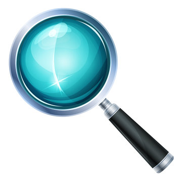 Magnifying Glass Icon Isolated