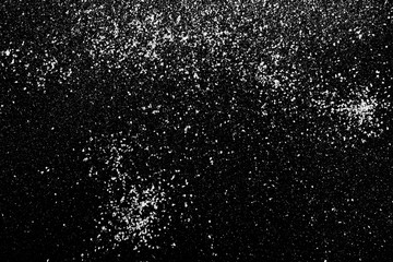 Snow flakes on dark background