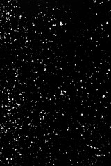 Snow flakes on dark background