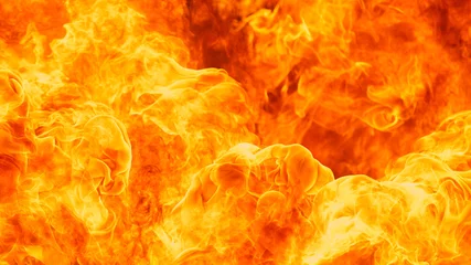 Deurstickers Vlam bles vuur vlam textuur achtergrond