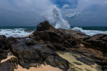 Sea storm