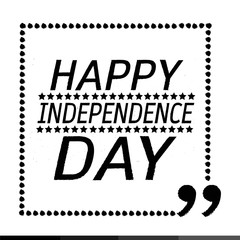 Happy Independence day illustration design