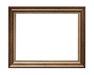 Classic painting canvas frame isolated