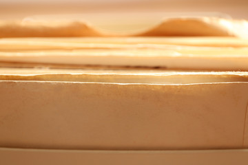 Box with vinyl records