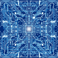 seamless texture of computer circuit board or electronic environ
