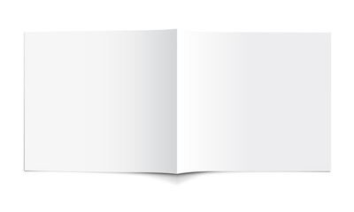 White Empty Brochure