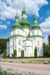 Fototapeta na wymiar Trinity Cathedral, (17th century). Gustynsky Monastery in Cherni