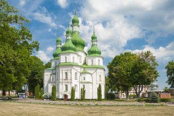 Fototapeta na wymiar Trinity Cathedral, (17th century). Gustynsky Monastery in Cherni