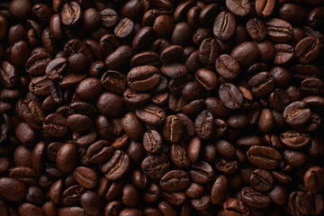 Coffee beans background
