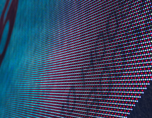 the pixels in a street LED screen