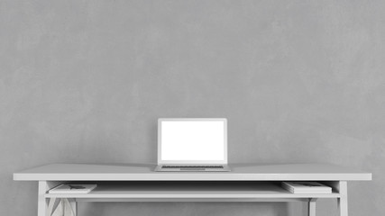 Laptop Computer auf Schreibtisch