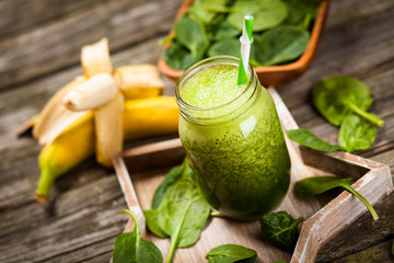 Fresh green smoothie
