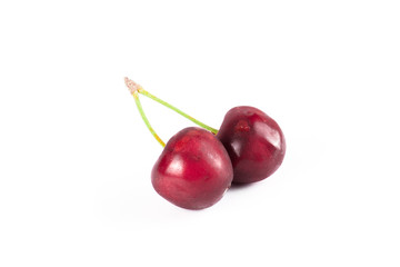 Cherry isolated on white background