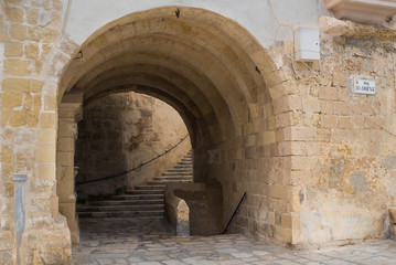 Fototapety  Brama w fortyfikacji, Senglea, wyspa Malta