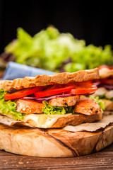 Grilled chicken sandwich