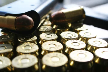 Wandaufkleber Bullets .45 ACP Stock Photo High Quality  © darren415