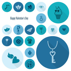 Happy Valentines Day Icons