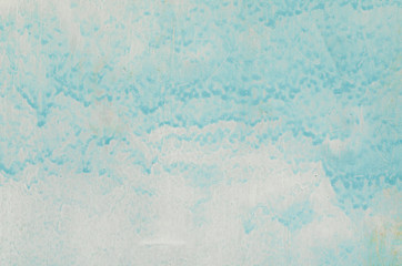 blue paint on the wall