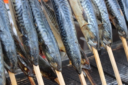 Fisch am Spie&szlig;, Steckerlfisch
