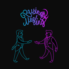 musiness meeting people