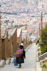 Capital city of Bolivia - La Paz