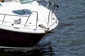 Fototapeta premium white ship water