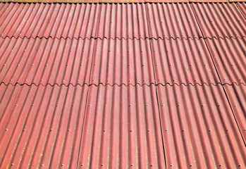 Red roof, background photo texture